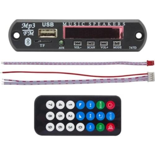 Elistooop Wireless Remote Music Speaker USB MP3 Decoder Decoding Board Audio Module Logic ICs For Car Remote Music Speaker Phone