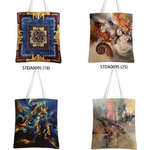 Color personality geometric pattern Bag in the maternity hospital free shipping items Handbag closet organizer Shopping bag home