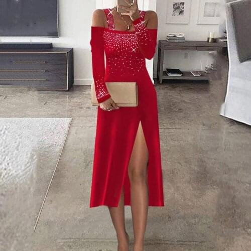 Women Elegant Solid A-Line Summer Dress Sexy Deep V Neck Slim Dress Ladies New 2021 Spring Butterfly Sleeve Split Party Dresses