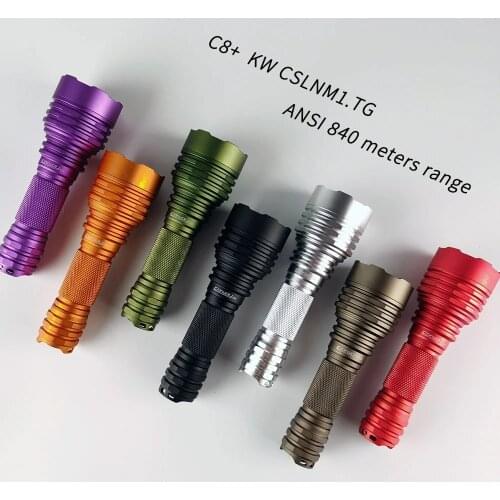 High Powerful Flashlight Convoy C8 Plus with KW CSLNM1.TG Led Linterna 18650 Torch Bike Flash Light Camping Fishing Work Light