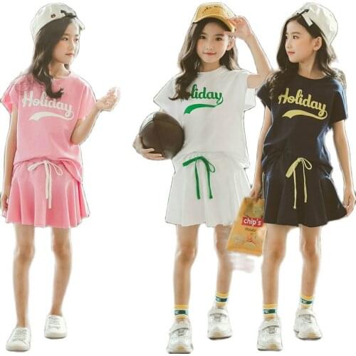 Summer Family Match Clothes Short Sleeve Letter Print Woman Kids Girl T-shirt Tops Outfit Matching Clothing Track Suit CA046