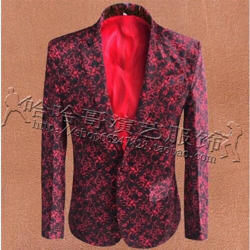 Personalized Men Suits Designs Masculino Homme Terno Stage Costumes For Singers Men Blazer Dance Jacket Star Style Dress Punk