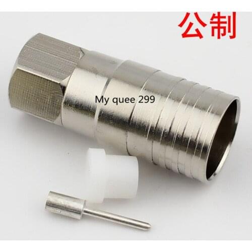 Cable TV joint metric F head sywv75-9 all-copper 2 shielded cold head amplifier main connection