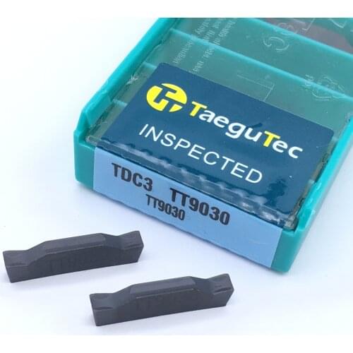 100% Original Sale 10PCS TDC3 TT9030 Grooving Carbide Inserts Turning Tools Cutting Lathe CNC Tools Lathe Cutter