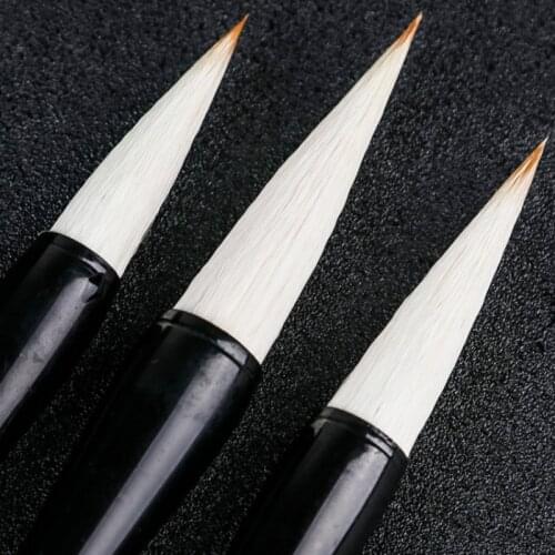 Rabbit Multiple Weasel Hair Brush Pen Chinese Calligraphy Pen 3pcs/set Adult Chinese Painting Calligraphy Brushes Tinta China