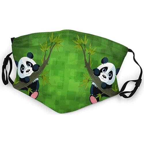 1Pc Ski Fasemask Reusable Cotton Washable Ski Fase Maksk For Germ Protection For Adults Animal Print Breathable Cycling Bandana