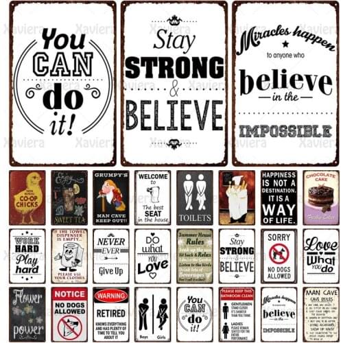 Metal Tin Sign Retro Public Place Rules Warm Slogan Man Cave Rules Bar Wall Painting Iron Plaque Art Poster Home Wall Decoration
