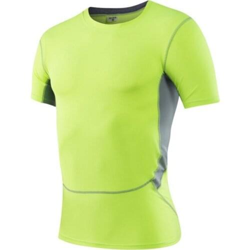 Mens Fast Dry Running T-Shirts Compression Shirt Base Layer Tight Top Sports Gear Collection