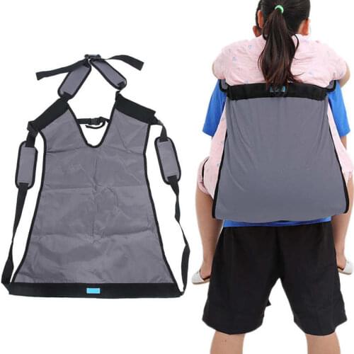 2 Sizes Patient Lift Sling Carrier Disabled Elderly Strap Up Down Stairs to Wheelchair Moving Transfer Belt for Elderly People
