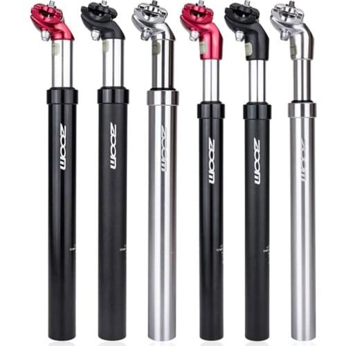 ZOOM Suspension Telescopic Bike Seatpost Shock Absorber MTB mountain Bicycle damping Seat post 27.2 28.6 30.0 30.4 30.8 31.6