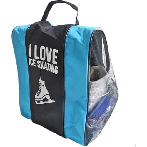 Professional Ice Ski Snow Boots Bag Skate Helmet Portable Carry Shoulder Bag For Snowboard Black Figure skating shoe bag Roller