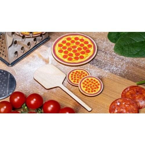 Pizza Paddle Trick By Rob Thompson (Gimmicks) Illusion Magic Tricks Props Mentalism Classic Toy Magician Funny