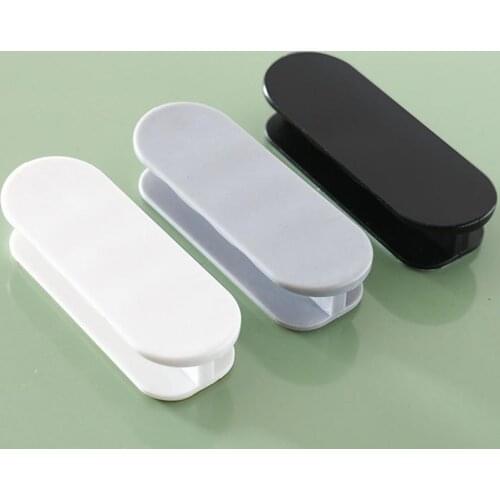 2Pcs/Set Labor-saving Cabinet Handle Smooth Self-adhesive Multi-use Groove Design Window Door Handle Easy Installation for Home