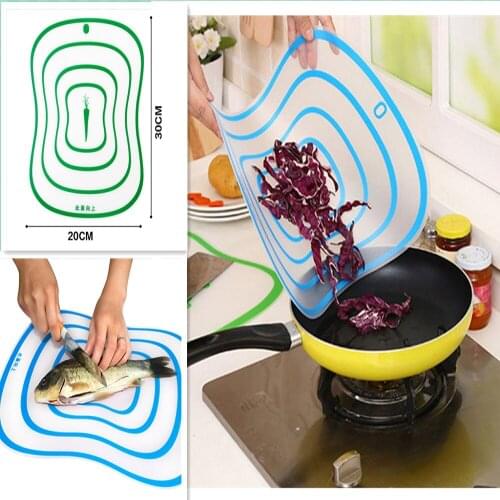 SUEF 1PCS Kitchen tools Cutting board Fat Scrub Category Cutting Board Non - slip Fruit Rubbing Panel Kitchen folding board @5