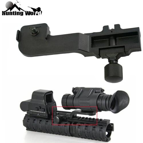 Tactical Polymer 20mm Picatinny Rail NVG Mount Fit Pvs 14 Pulsar GS 1X20 Night Vision Rifle Scope Sighting Scope for Hunting