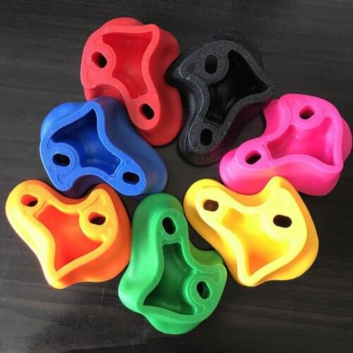 10pcs Textured Climbing Holds Rock Wall Stones 10pcs Bolts and Nuts Screw for Kids Child &T8