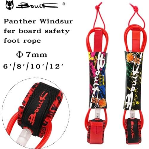 Boulk outdoor aquatic products surfboard safety foot rope red surfboard foot rope accessories safety protection rope