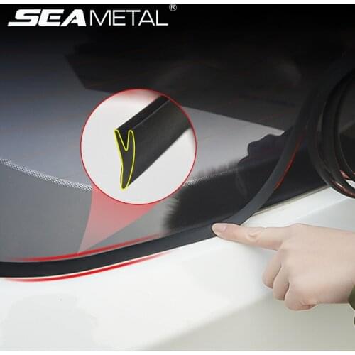 Y Shape Car Seal Strips Window Gap Sealing Waterproof Dust proof Sound Insulation Sealed Strip Stickers Car Exterior Protection