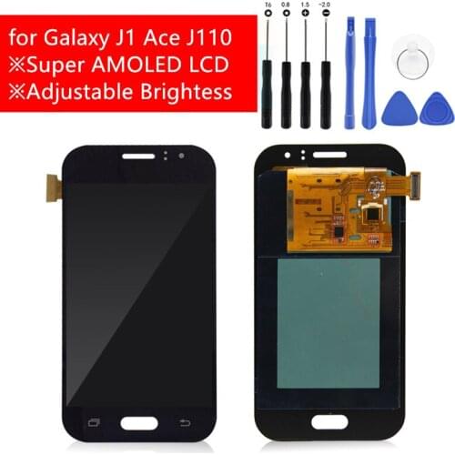 For Samsung Galaxy J1 Ace J110 LCD Display Touch Screen Digitizer LCD Display for Galaxy J1 Ace J110M J110F J110G J110L Rarts