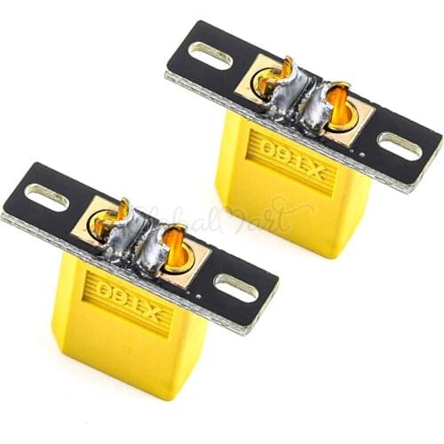 2PCS XT60 PCB Welding Board Plate Fixed Seat XT60 Connector Holder PCB for DIY FPV Multicopter Racing Drone