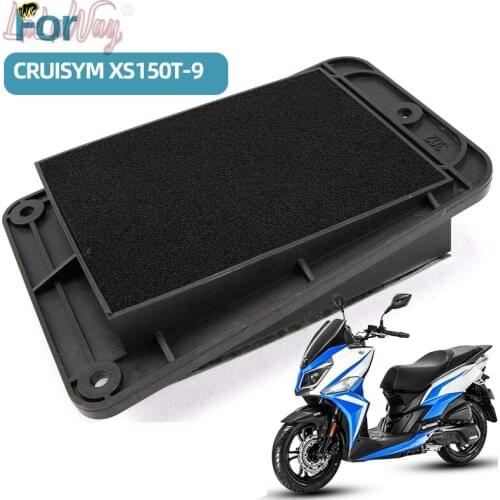 2piece Electric Motorcycle Air Filter Motor Bike Intake Cleaner For SYM CRUISYM XS150T-9
