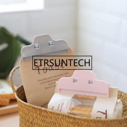 250pcs Plastic Sealing Clip Food Storage Bag Clips Sealer Clamp Pocket Holder Files Clips Home Kitchen Tool