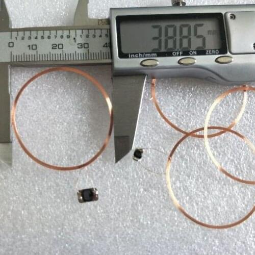 Diameter 38mm IC COB and antenna F08 chip 13.56MHz antennas tags RFID passive cards 10pcs/Lot