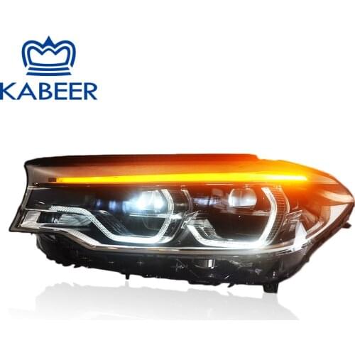 G38 LED headlight for 5 series G38 G30 2016-2018 upgrade modified facelift Full LED headlight AFS DRL