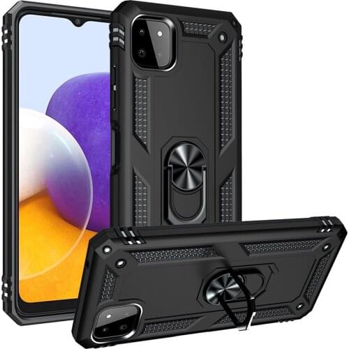 Hybrid Heavy Duty Rugged Case For Samsung Galaxy A22 5G Cover Car Mount Ring Holder Case A 22 5G Phone Cover Funda