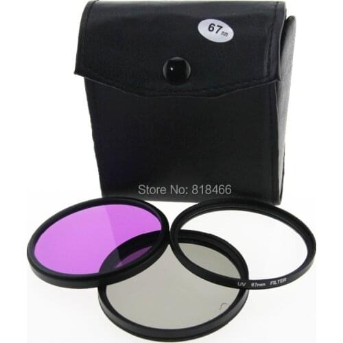 Foleto 1set 49 mm 49mm UV FLD CPL BAG Filter kit Set Polfilter for Canon EOS 650D 550D 1100D
