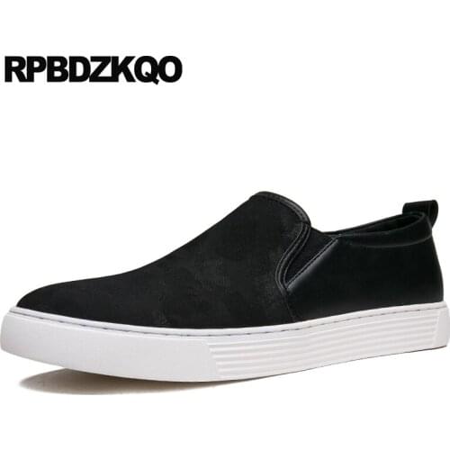 Flats Men Casual Patchwork Elevator Trainers Spring Designer Floral Vintage Shoes Rubber Fashion Flower Sneakers Black New Skate