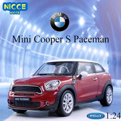 Welly 1:24 BMW MINI Cooper S Paceman car model Diecasts & Toy Vehicles Collect gifts Non-remote control type transport toy