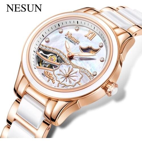Nesun Women's Watches With Rhinestones