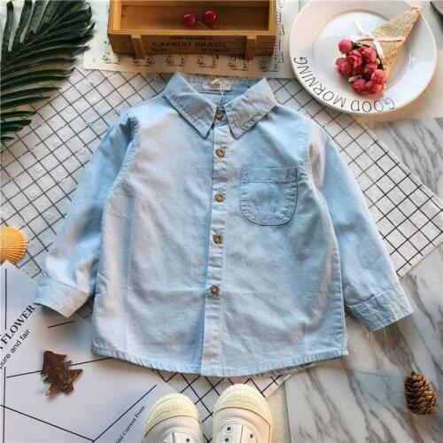 Tonytaobaby Spring New Baby Pure Cotton and Soft Skin Shirt Boy Shirts