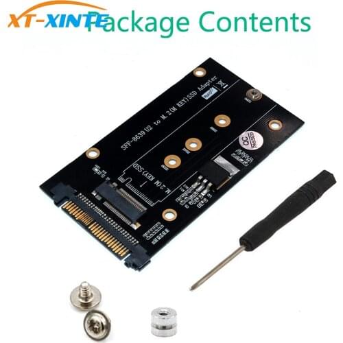 Upgrade M.2 SSD M Key to U.2 SFF-8639 Adapter PCI-Express U2 to M2 for NVME SSD Expansion Card 2230/2242/2260/2280 Add On Cards