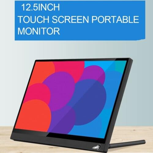 Portable Monitor 12.5 Inch HDMI Touch screen LCD USB Type-C 1920X1080 IPS for PC PS4 Laptop Phone Xbox Switch