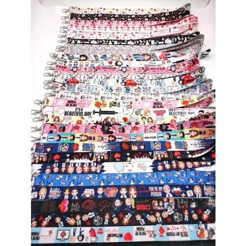 Greys Anatomy Doctors Lanyards Neck Strap Mobile Phone Key Chain