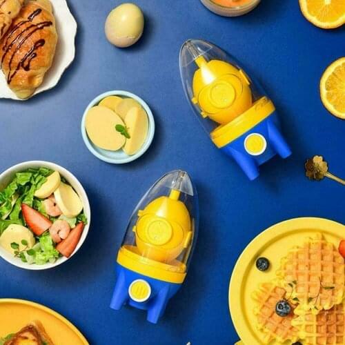 Manual Golden Egg Puller Scrambler Household White Yolk Mixer Kitchen Tool Mix Manual Scrambler Convenient Without Breaking Eggs