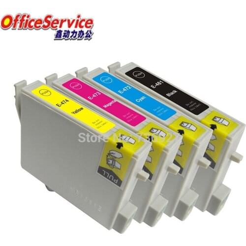 Compatible Ink Cartridges T0461 T0472 T0473 T0474 For Epson Stylus C63 C65 C83 C85 CX3500 CX4500 CX6300 CX6500 printer
