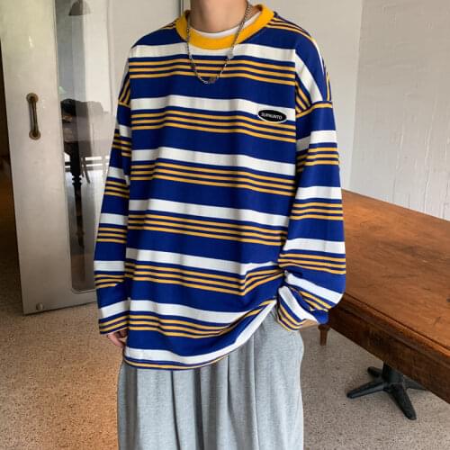 TiLeewon Mens Striped T-shirts