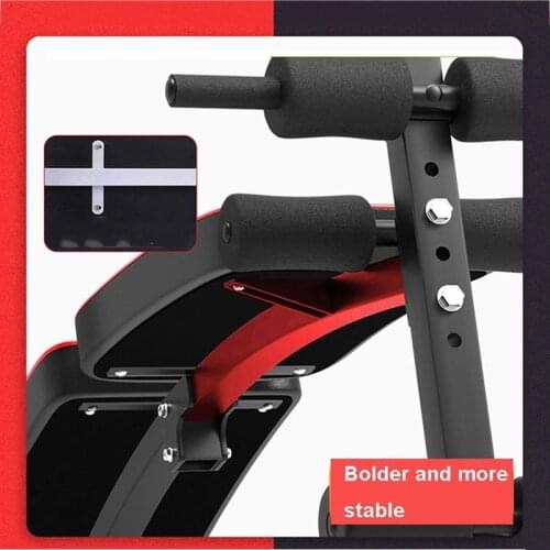 Training equipment foldable multifunctional sit-up bench fitness dumbbell exerciser