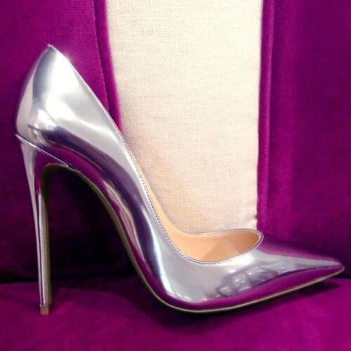 Fashion High Heels Pump Party Wedding women shoes heel:11cm high heels pointed toe womens shoes SIZE:34-45 plus size