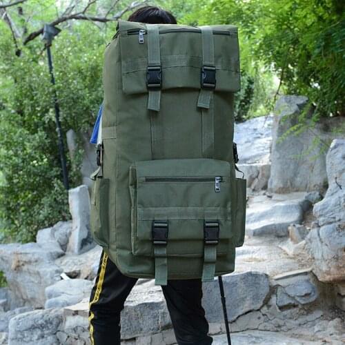 110L Outdoor Camping Climbing Bag Camo Backpack Tactical Hiking Bagpack Travel Luggage Army Mochila Mountain Tactikal Bag