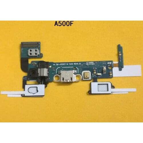 USB Charger Charging Flex Cable for Samsung Galaxy A5 2015 A500F A5000 Headphone Jack Audio Microphone Connector Port Dock