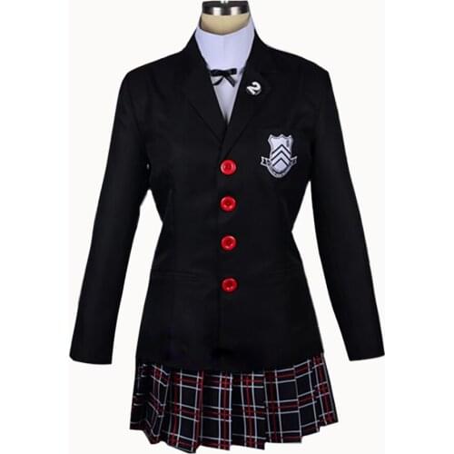 Halloween Dress Persona 5 Makoto Nijima Cosplay Costumes Women School Uniform For women Girls Costume