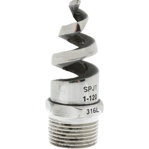 1” Stainless Steel Spiral Cone Atomization Nozzle Industrial Dust Remove