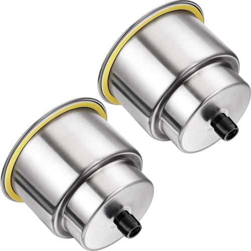 2 Pieces Stainless Steel Cup Drink Holder Boat Cup Drink Holder with Drain for Marine Boat RV Car Trailer