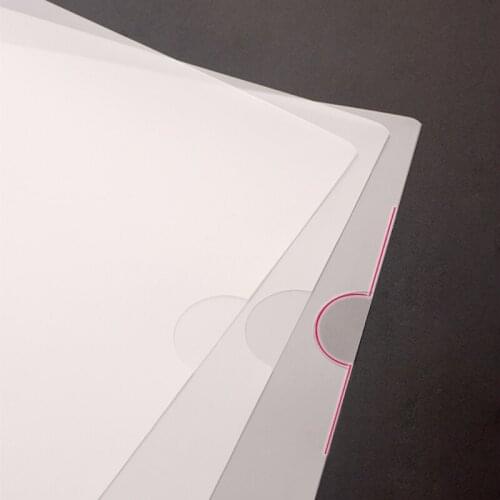 20 Pcs Clear Presentation Files Paper Cover Transparent Binding Report A4 Folder M17F