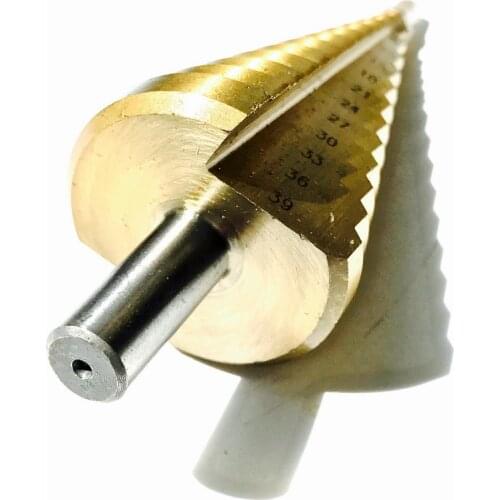 HSS4241 made HSS drill Bit core drill bit tin coated cone step drill bit set hole cutter 4-39/4-40/4-42/4-45/4-52/6-60/10-45