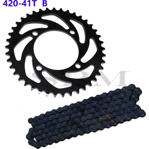 420 chain 140 chain link 35T/37T/39T/41T/43T/45T/48T rear sprocket suitable for 110cc 125cc 140cc motorcycle